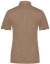 Am image of a Custom Muskoka Trail Garment Co Fairway Ladies Poly Cotton Polo Shirt in Melange Taupe!