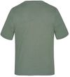 Am image of a Custom Muskoka Trail Garment Co Liberty Mens Cotton Poly Crew Neck Tee in Melange Fatigue Green!