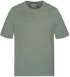 Am image of a Custom Muskoka Trail Garment Co Liberty Mens Cotton Poly Crew Neck Tee in Melange Fatigue Green!