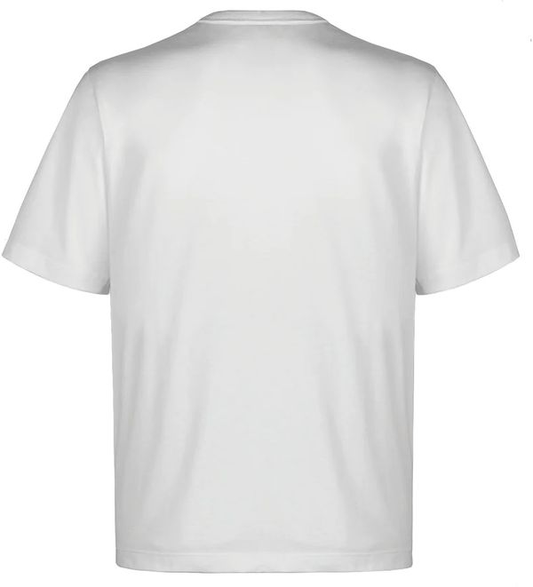 Am image of a Custom Muskoka Trail Garment Co Liberty Mens Cotton Poly Crew Neck Tee in White!