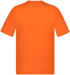 Am image of a Custom CX2 Coast Adult Performance Crewneck T Shirt in Intense Orange!