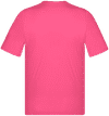 Am image of a Custom CX2 Coast Adult Performance Crewneck T Shirt in Intense Pink!