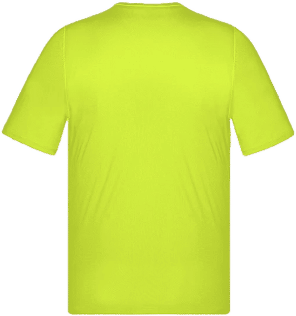 Am image of a Custom CX2 Coast Adult Performance Crewneck T Shirt in Intense Yellow!