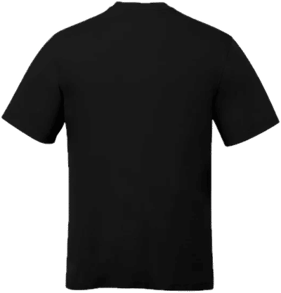 Am image of a Custom CX2 Coast Adult Performance Crewneck T Shirt in Black!