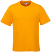 Am image of a Custom CX2 Coast Adult Performance Crewneck T Shirt in Gold!