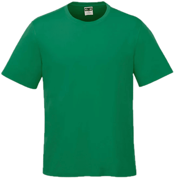 Am image of a Custom CX2 Coast Adult Performance Crewneck T Shirt in Kelly Green!