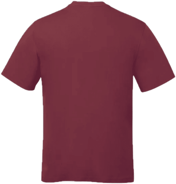 Am image of a Custom CX2 Coast Adult Performance Crewneck T Shirt in Maroon!