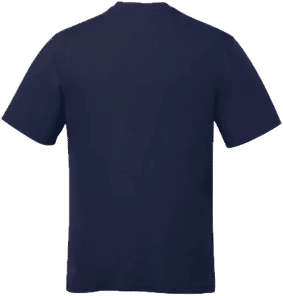 Am image of a Custom CX2 Coast Adult Performance Crewneck T Shirt in Navy!