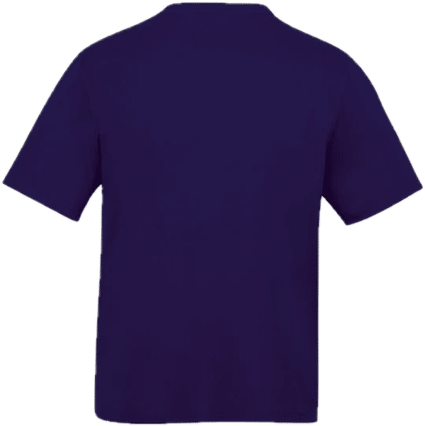 Am image of a Custom CX2 Coast Adult Performance Crewneck T Shirt in Purple!