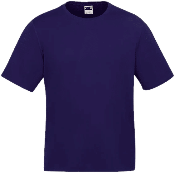 CX2 Coast Adult Performance Crewneck T Shirt in Purple