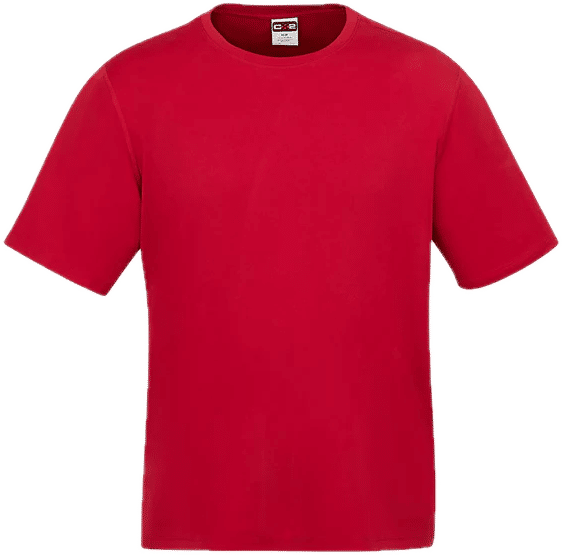 CX2 Coast Adult Performance Crewneck T Shirt in Red