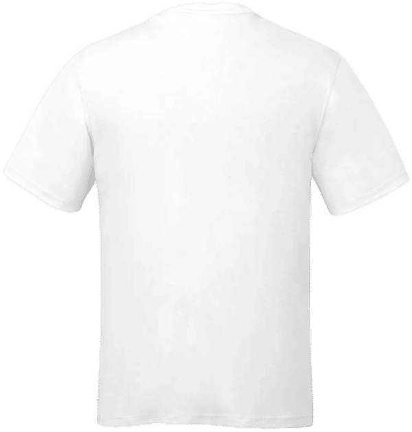 Am image of a Custom CX2 Coast Adult Performance Crewneck T Shirt in White!
