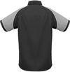 Am image of a Custom Biz Collection Mens Nitro Shirt in Black/Grey/White!