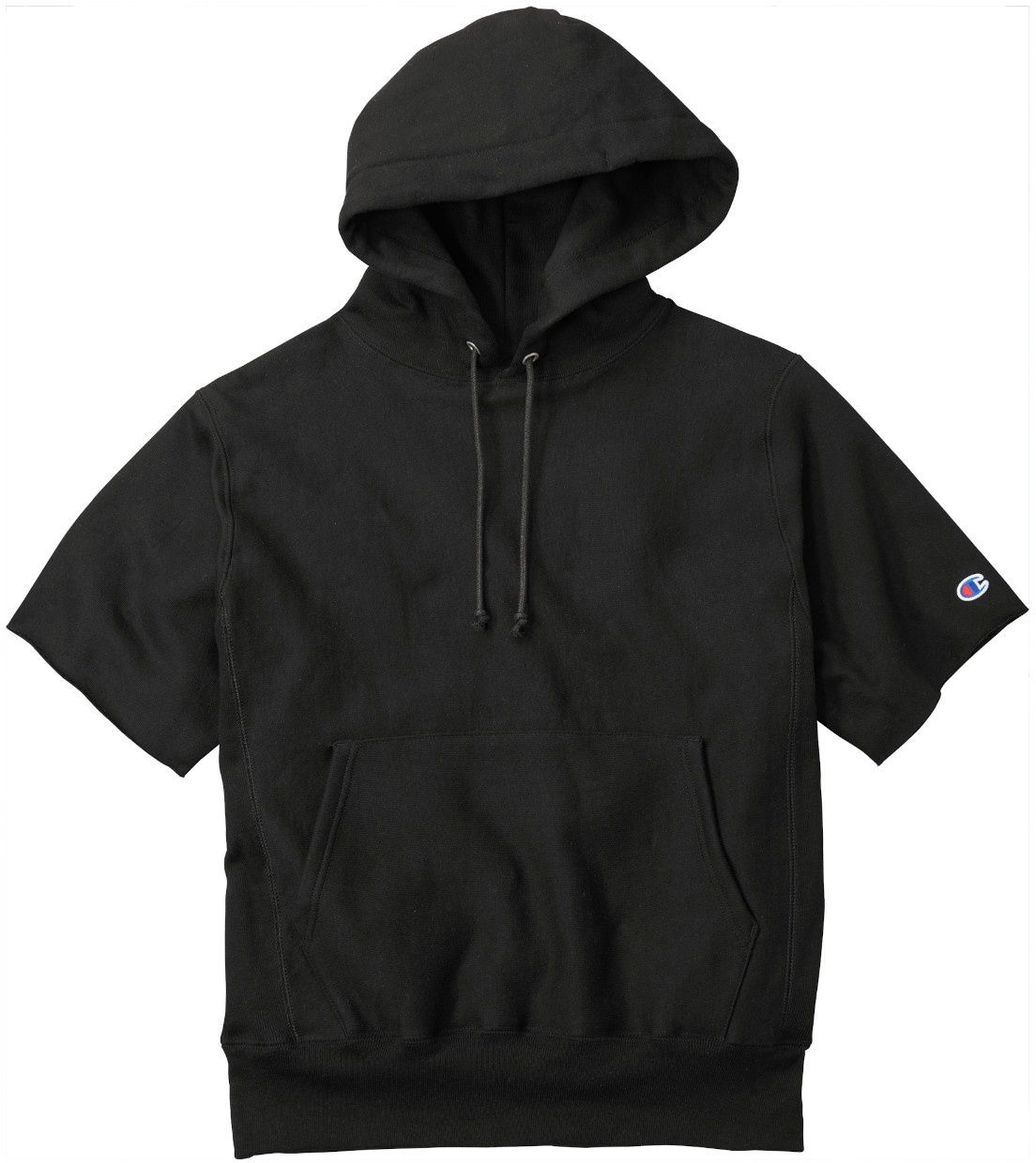 Custom Champion Reverse Weave Short Sleeve Hooded Sweatshirt