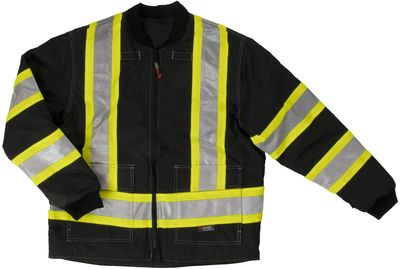 An image of a Custom Tough Duck Ripstop 4 in 1 Safety Jacket!