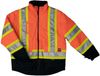 An image of a Custom Tough Duck PolyOxford Insulated Safety 5 in 1 Jacket!