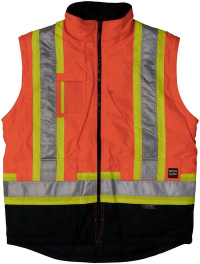 An image of a Custom Tough Duck PolyOxford Insulated Safety 5 in 1 Jacket!
