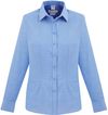 Am image of a Custom Biz Collection Ladies Oxford Long Sleeve Shirt in Chambray!