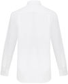 Am image of a Custom Biz Collection Mens Oxford Long Sleeve Shirt in White!