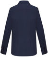 Am image of a Custom Biz Collection Ladies London Long Sleeve Shirt in Navy!