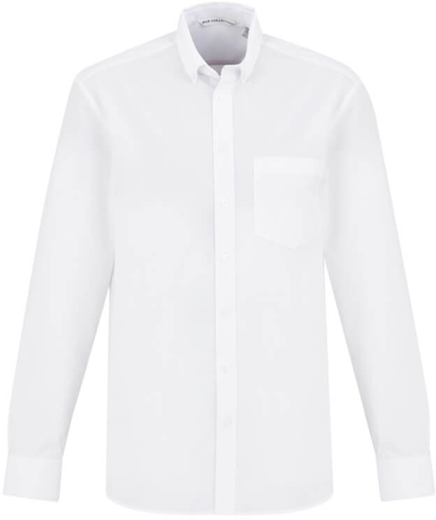 Biz Collection Mens London Long Sleeve Shirt in White