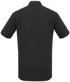 Am image of a Custom Biz Collection Mens London Short Sleeve Shirt in Black!