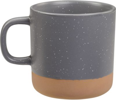 Am image of a Custom Santos 12oz Ceramic Mug in Gray!