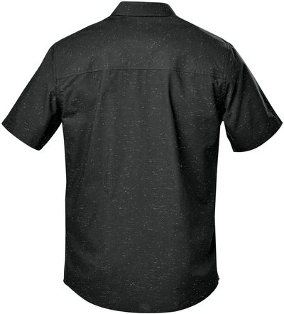 Am image of a Custom Stormtech Men's Skeenna Shirt in Black/Carbon!