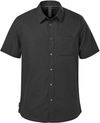 Am image of a Custom Stormtech Men's Skeenna Shirt in Black/Carbon!