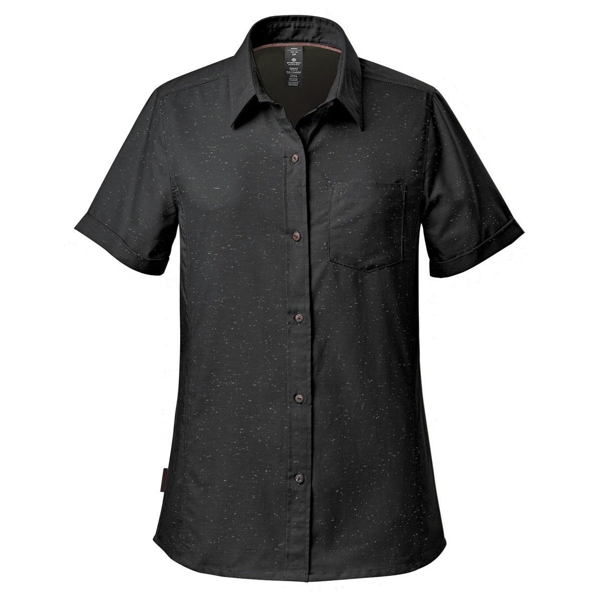 Stormtech Women's Skeena Shirt in Black/Carbon