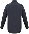 Am image of a Custom Biz Collection Mens Metro Long Sleeve Shirt in Charcoal!