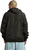 An image of a Custom Shaka Wear Adult Windbreaker Jacket in Grey/Black!