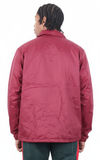 An image of a Custom Shaka Wear Coaches Jacket in Burgundy!