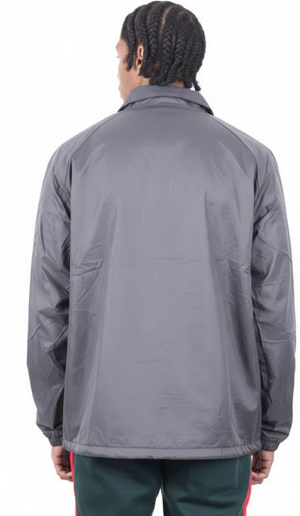 An image of a Custom Shaka Wear Coaches Jacket in Dark Grey!