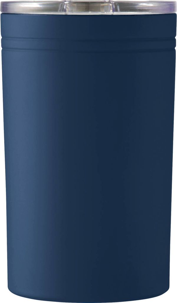 Am image of a Custom Sherpa 11oz Vacuum Tumbler & Insulator in Navy!