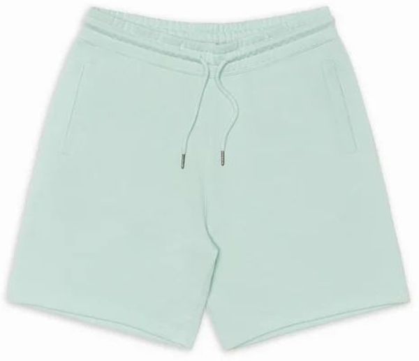 Am image of a Custom Original Favorites Organic Cotton Sweatshorts in Seafoam!