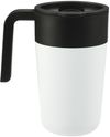 An image of a Custom Sigrid 16oz ECO Mug with Recycled Plastic in White!