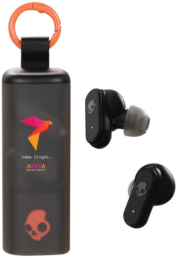 An image of a Custom Skullcandy Dime Evo True Wireless Earbuds!