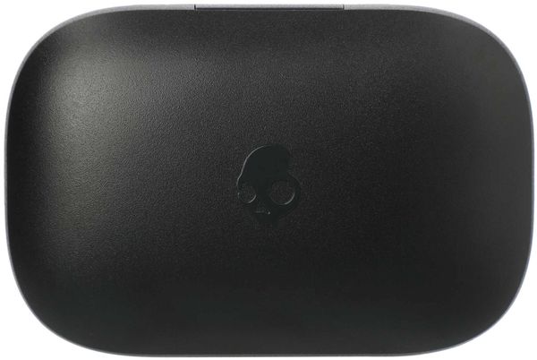 Am image of a Custom Skullcandy Push Active True Wireless Sport Earbuds in Black!