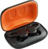 Am image of a Custom Skullcandy Push Active True Wireless Sport Earbuds in Black!