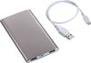 Am image of a Custom Sleek Aluminum 4000 mAh Power Bank in Gray!