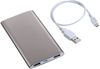 Am image of a Custom Sleek Aluminum 4000 mAh Power Bank in Gray!