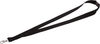 Am image of a Custom Lanyard with Lobster Clip in Black!
