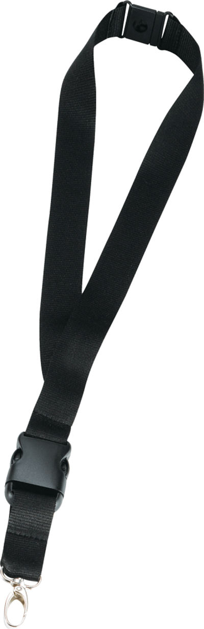 Am image of a Custom Hang In There Lanyard in Black!