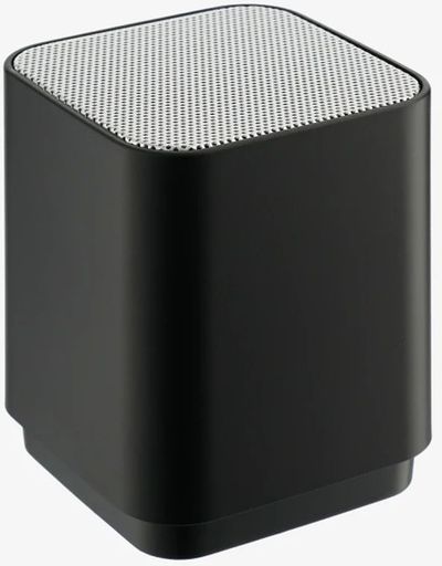 Am image of a Custom Light Up Logo Bluetooth Speaker in Black!