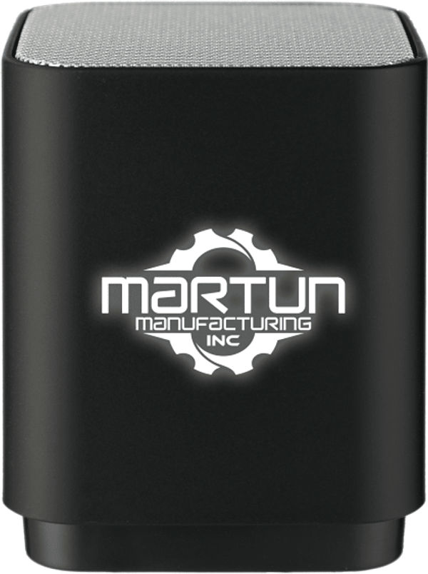 An image of a Custom Light Up Logo Bluetooth Speaker!