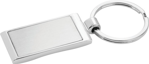 Am image of a Custom Wave Key Ring in Silver!