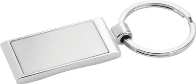 Am image of a Custom Wave Key Ring in Silver!