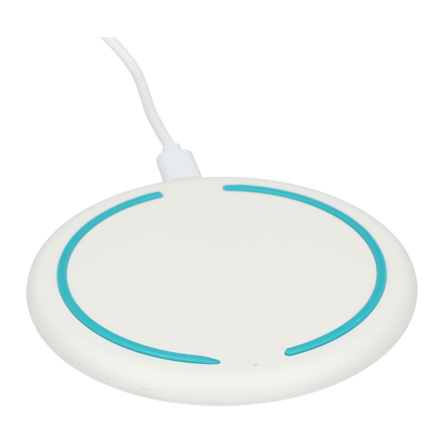 Recycled ABS Fast Wireless Charging Pad in White