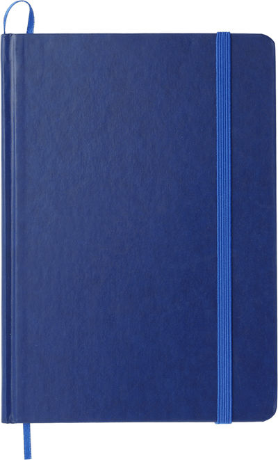 Am image of a Custom 5in x 7in Mix Snap Elastic Closure Notebook in Blue!